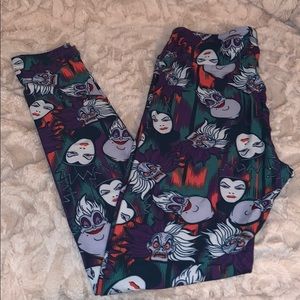 NWT Disney LulaRoe Villain Leggings